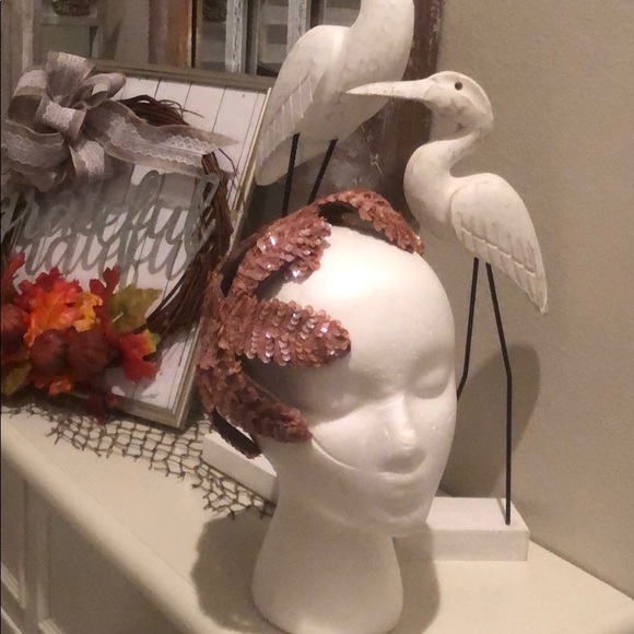 none Accessories - Vintage 50’s Style Sequin Fascinator